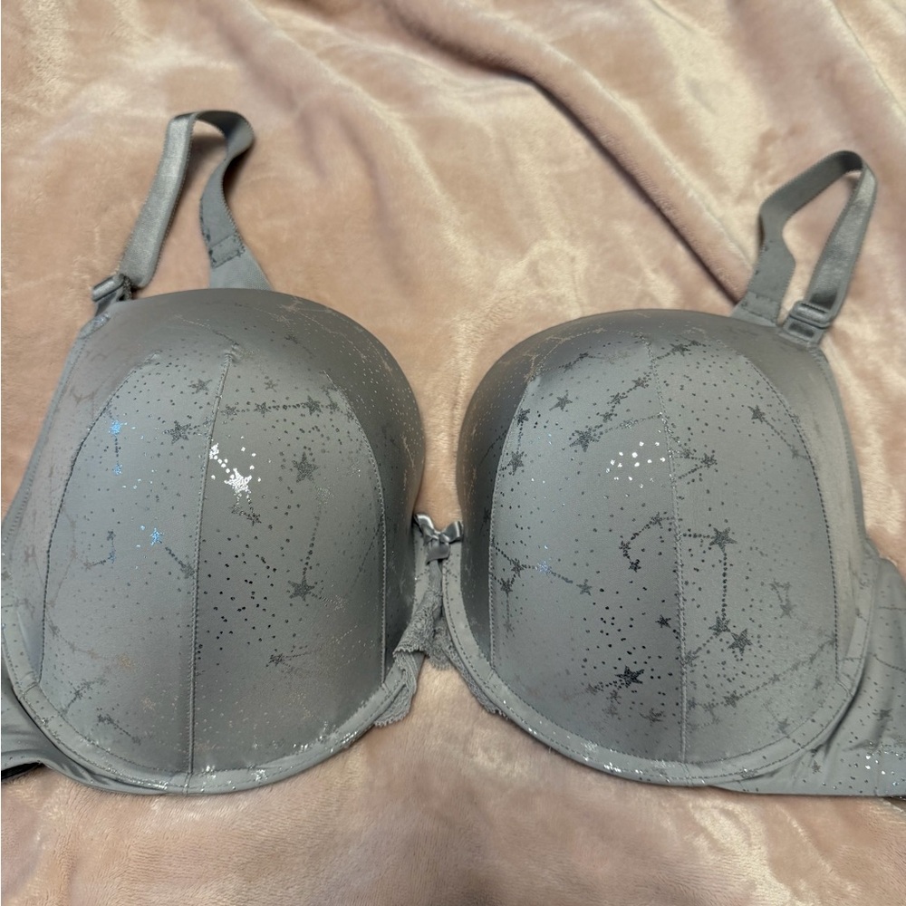 Torrid Gray Constellation Bra